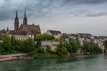 Fototapeta na wymiar Catheral in Basel, Switzerland