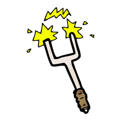 Retro cartoon with texture. Isolated on White.