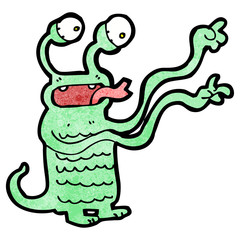 cartoon alien