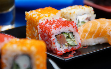 Суши крупный план 