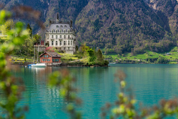 Brienz Lake, Interlaken region in Switzerland