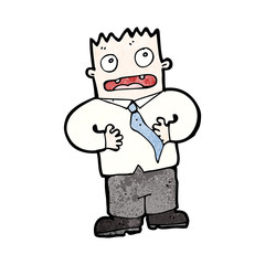 cartoon blameless man