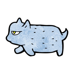 cranky cartoon cat