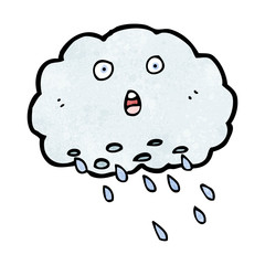 cartoon rain cloud
