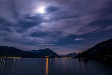 Brienz Lake, Interlaken region in Switzerland