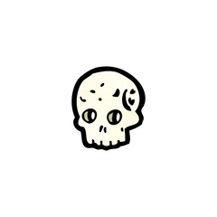 cartoon skull