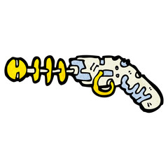 cartoon ray gun