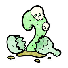 cartoon smashed bottle