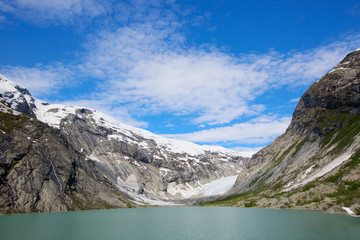 Naklejka na ściany i meble Nigardsbreen glacier