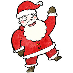 cartoon santa claus