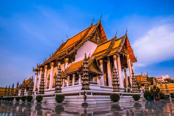 Thailand architecture,wat sutat Thailand bangkok