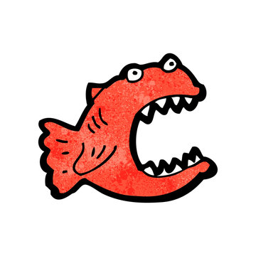 recommend clip art: cartoon piranha