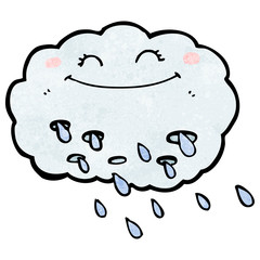 cartoon rain cloud