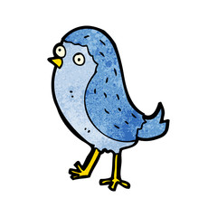 cartoon bluebird