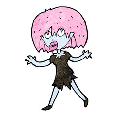 cartoon vampire girl