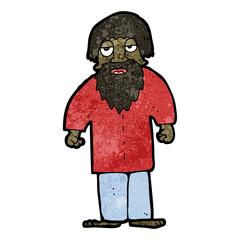 cartoon bearded man