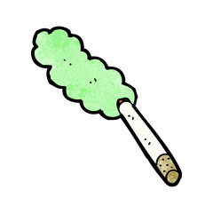 cartoon marijuana cigarette