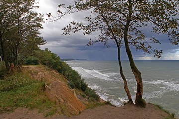 Fototapeta na wymiar The Baltic sea before the storm