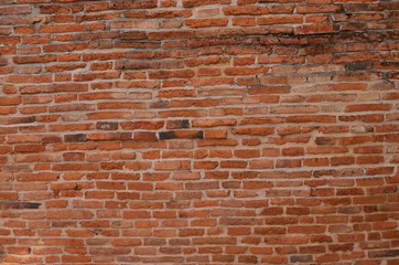 brick wall red background texture pattern old block cement construction building