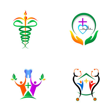 Medical icons design used for logo purpose.