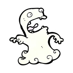 cartoon spooky ghost
