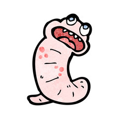 cartoon worm