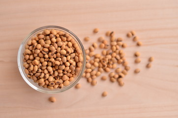 soybean soy food isolated healthy nature background vegetarian organic banana