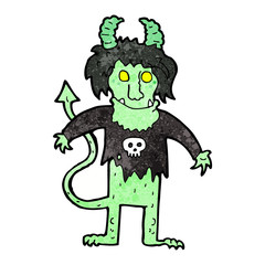 cartoon rock monster