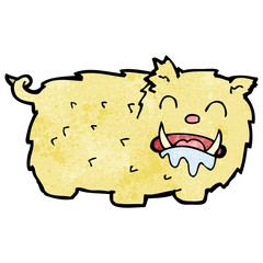 cartoon slobbering beast
