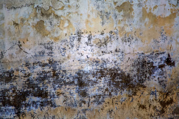 Orange stone wall