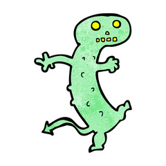 cartoon little monster