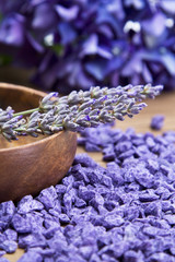 Obraz na płótnie Canvas Spa composition with lavender