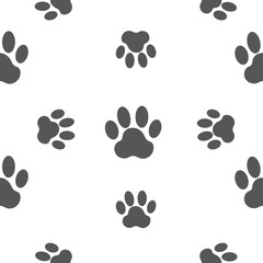 Fototapeta premium seamless pattern with paw print