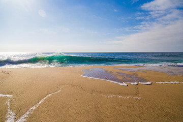 Ocean Waves in Garrapata State Beach in Big Sur, California