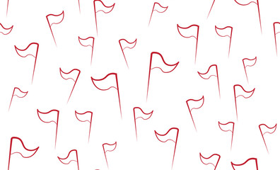 Vector seamless background of flags. The pattern of the flags on a white background.