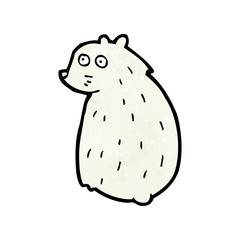 cartoon polar bear cub