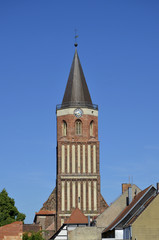 Obraz premium Stadtkirche und Heimatmuseum in Calau