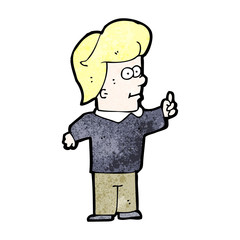 cartoon blond boy