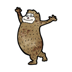 cartoon big foot