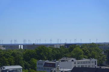 Windkraftanlage bei Cottbus