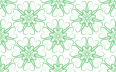 Vector seamless background. Concealedly ornament purple and yellow. Modern stylish texture. Repeating geometric shapes round shape.