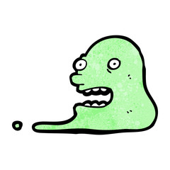 cartoon gross blob monster
