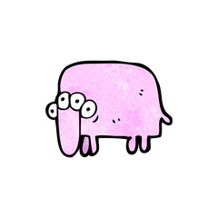 cartoon mutant animal