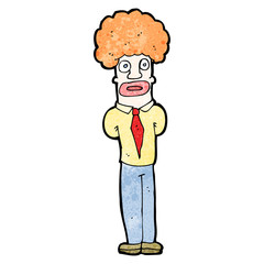 cartoon ginger man