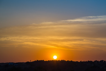 Fototapeta na wymiar Sunset in Andalucia