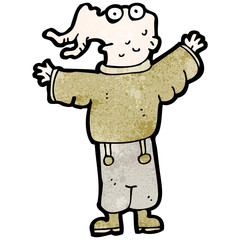 cartoon mutant alien spaceman