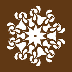 Mandala. Vintage decorative elements. Hand drawn background. Islam, Arabic, Indian, ottoman motifs.