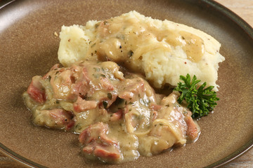 ham hock in cider sauce