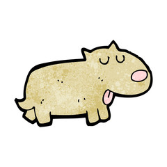cartoon little dog