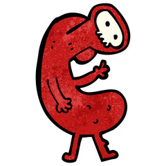 cartoon spooky monster